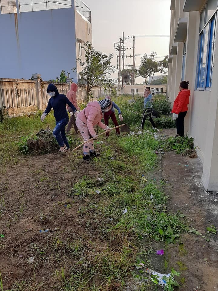 da nang cac truong hoc tang cuong don dep truoc ngay don hoc sinh tro lai