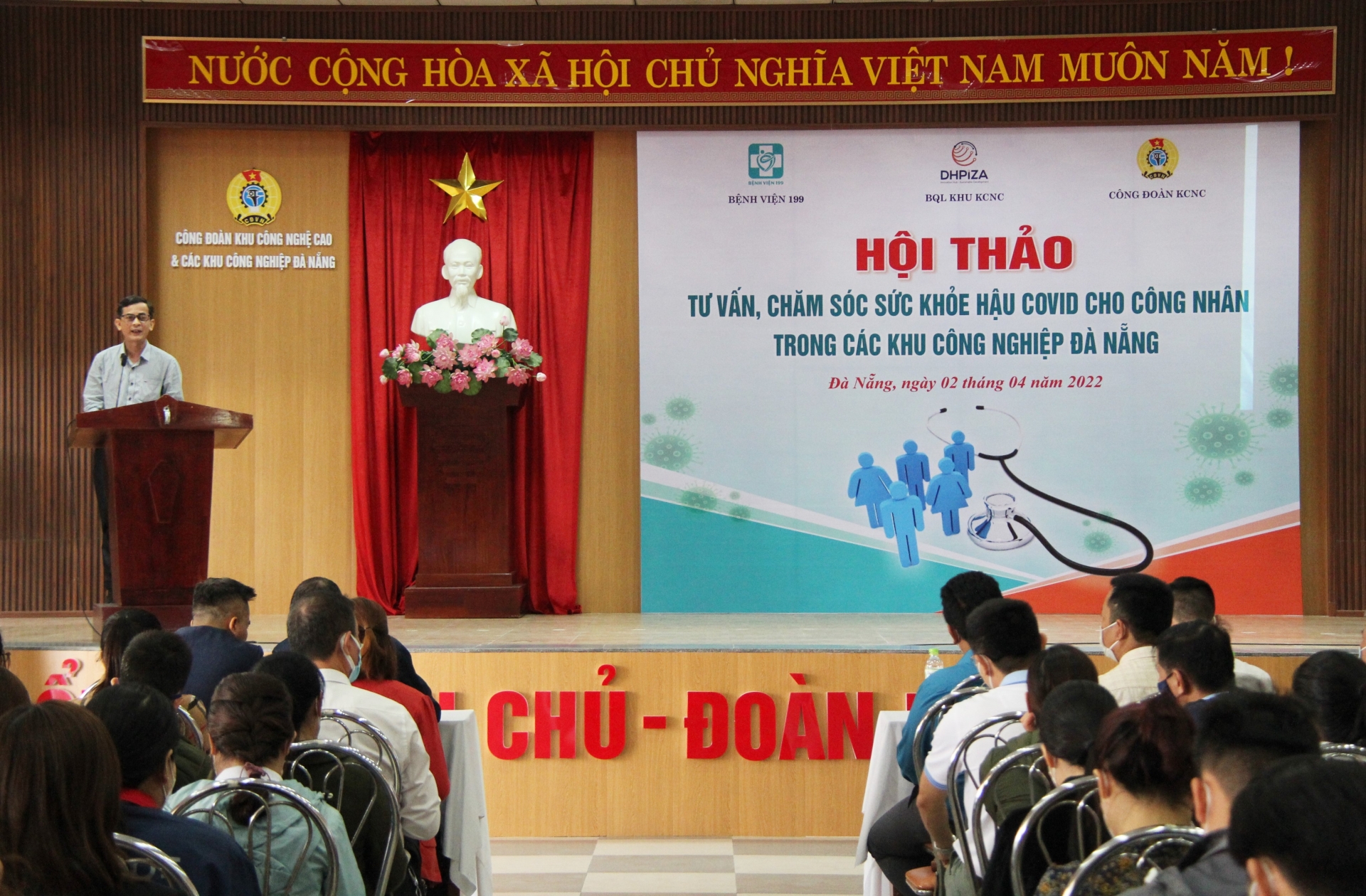 Đà Nẵng: Tăng cường chăm sóc sức khỏe hậu Covid-19 cho công nhân lao động Đà Nẵng: Tăng cường chăm sóc sức khỏe hậu Covid-19 cho công nhân lao động