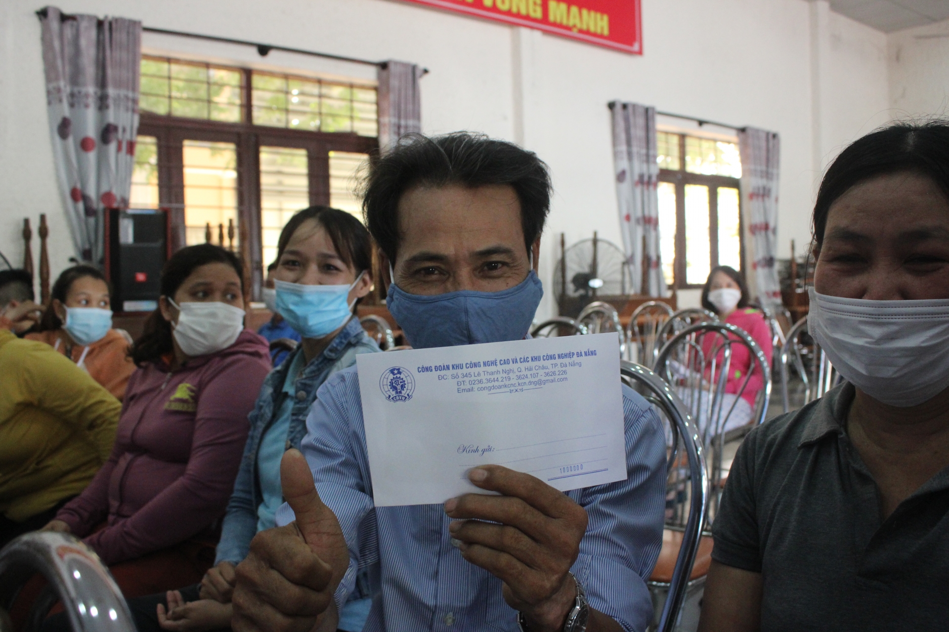 Động viên chia sẻ đoàn viên, công nhân, người lao động khó khăn Động viên chia sẻ đoàn viên, công nhân, người lao động khó khăn