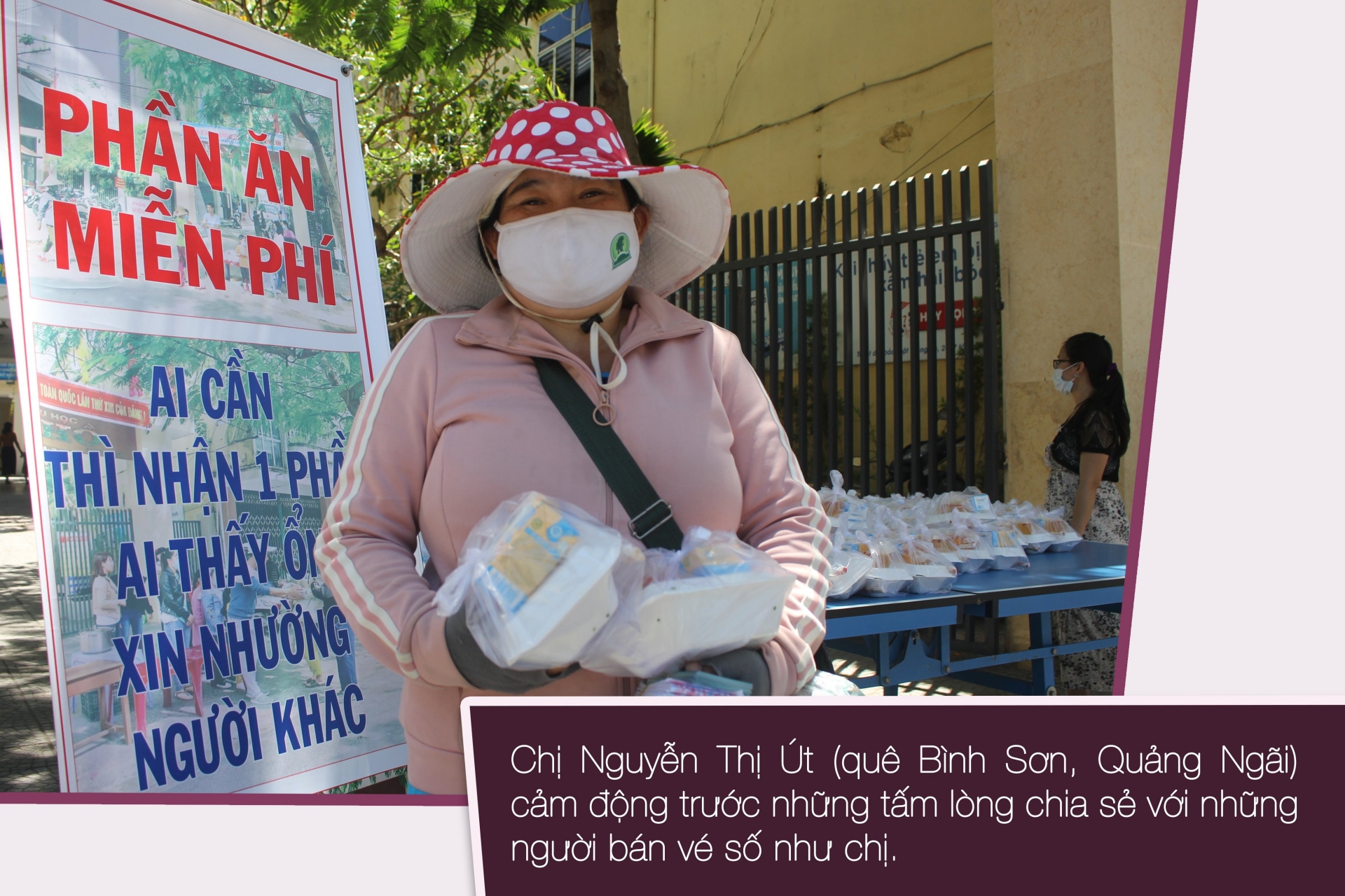 “Ai khó khăn xin nhận một phần” “Ai khó khăn xin nhận một phần”