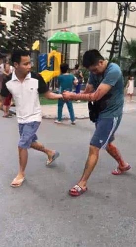 Nhiều người bị thương trong vụ nổ lớn ở chung cư HH Linh Đàm nhieu nguoi bi thuong trong vu no lon o chung cu linh dam