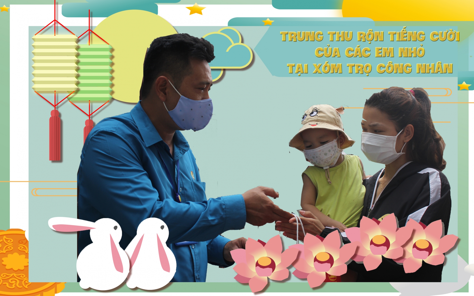 Trung thu rộn tiếng cười của các em nhỏ tại xóm trọ công nhân Trung thu rộn tiếng cười của các em nhỏ tại xóm trọ công nhân