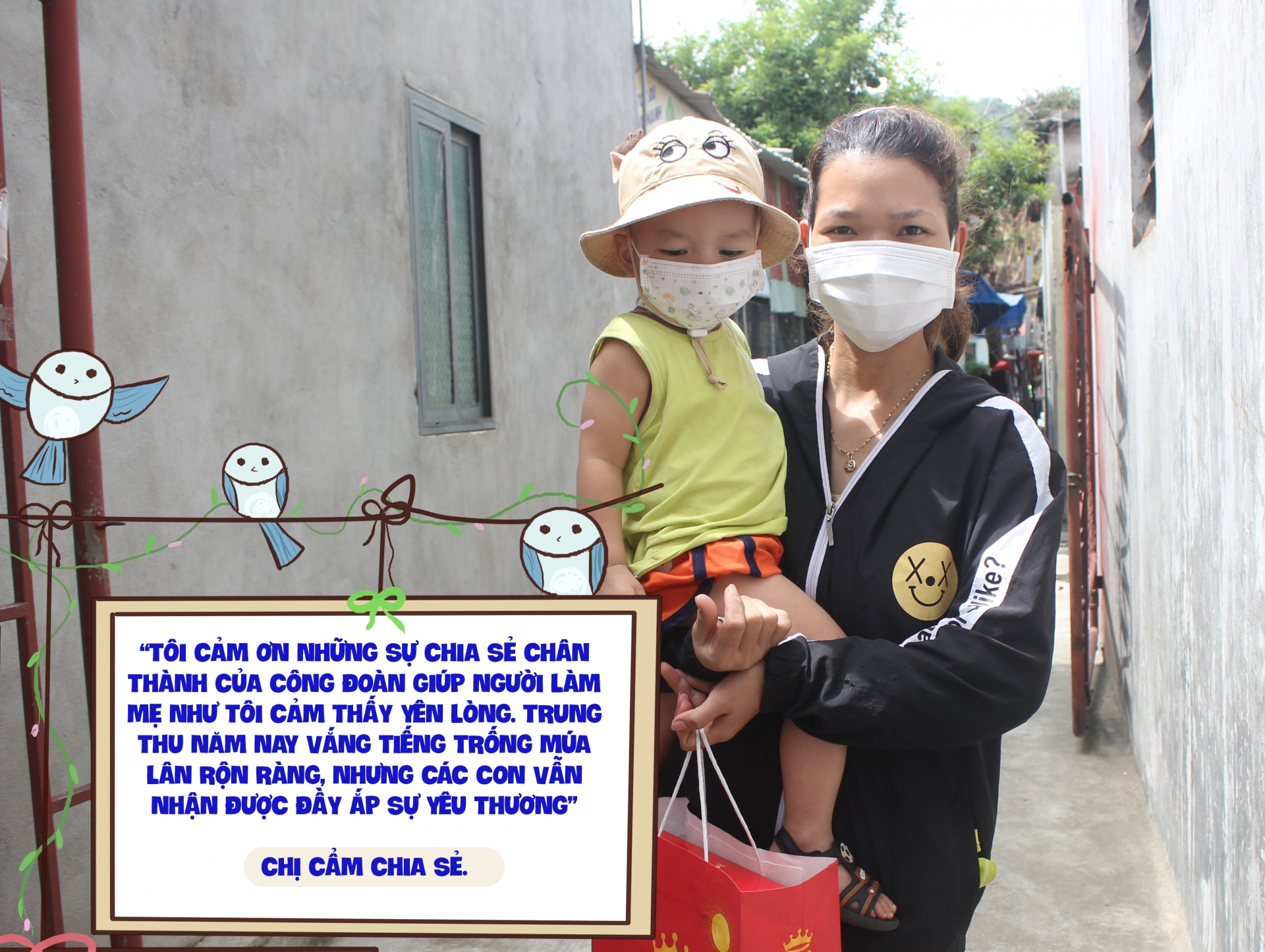 Trung thu rộn tiếng cười của các em nhỏ tại xóm trọ công nhân Trung thu rộn tiếng cười của các em nhỏ tại xóm trọ công nhân