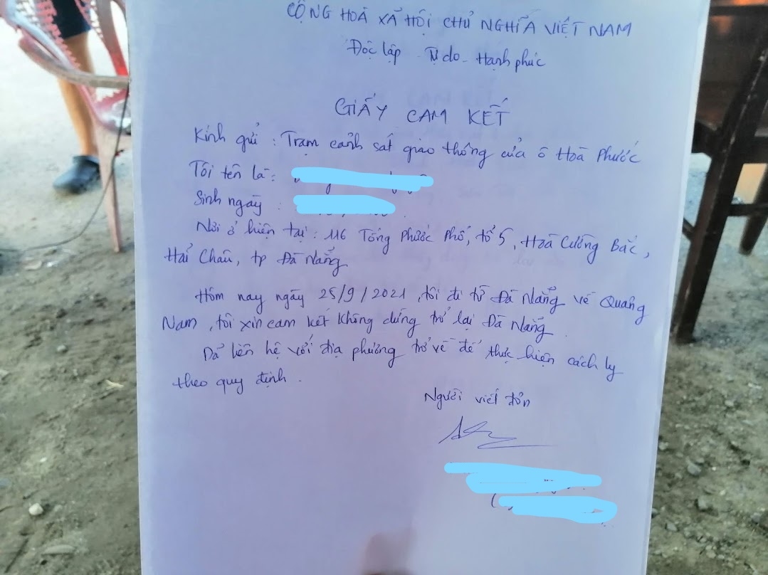 Người dân vui vẻ khi được trở về quê sau thời gian dài mắc kẹt tại Đà Nẵng Người dân vui vẻ khi được trở về quê sau thời gian dài mắc kẹt tại Đà Nẵng