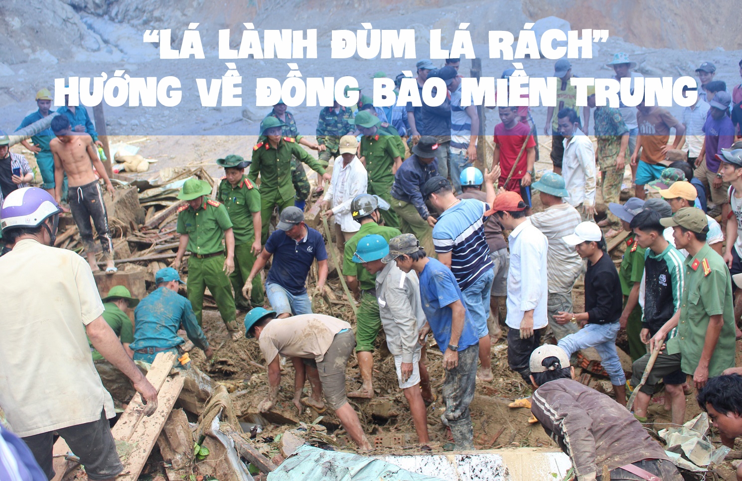 “Lá lành đùm lá rách” hướng về đồng bào miền Trung