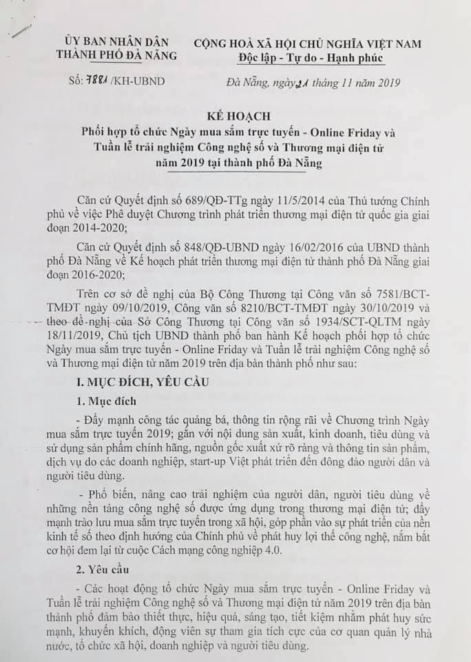 Đà Nẵng sẵn sàng cho Ngày mua sắm trực tuyến - Online Friday