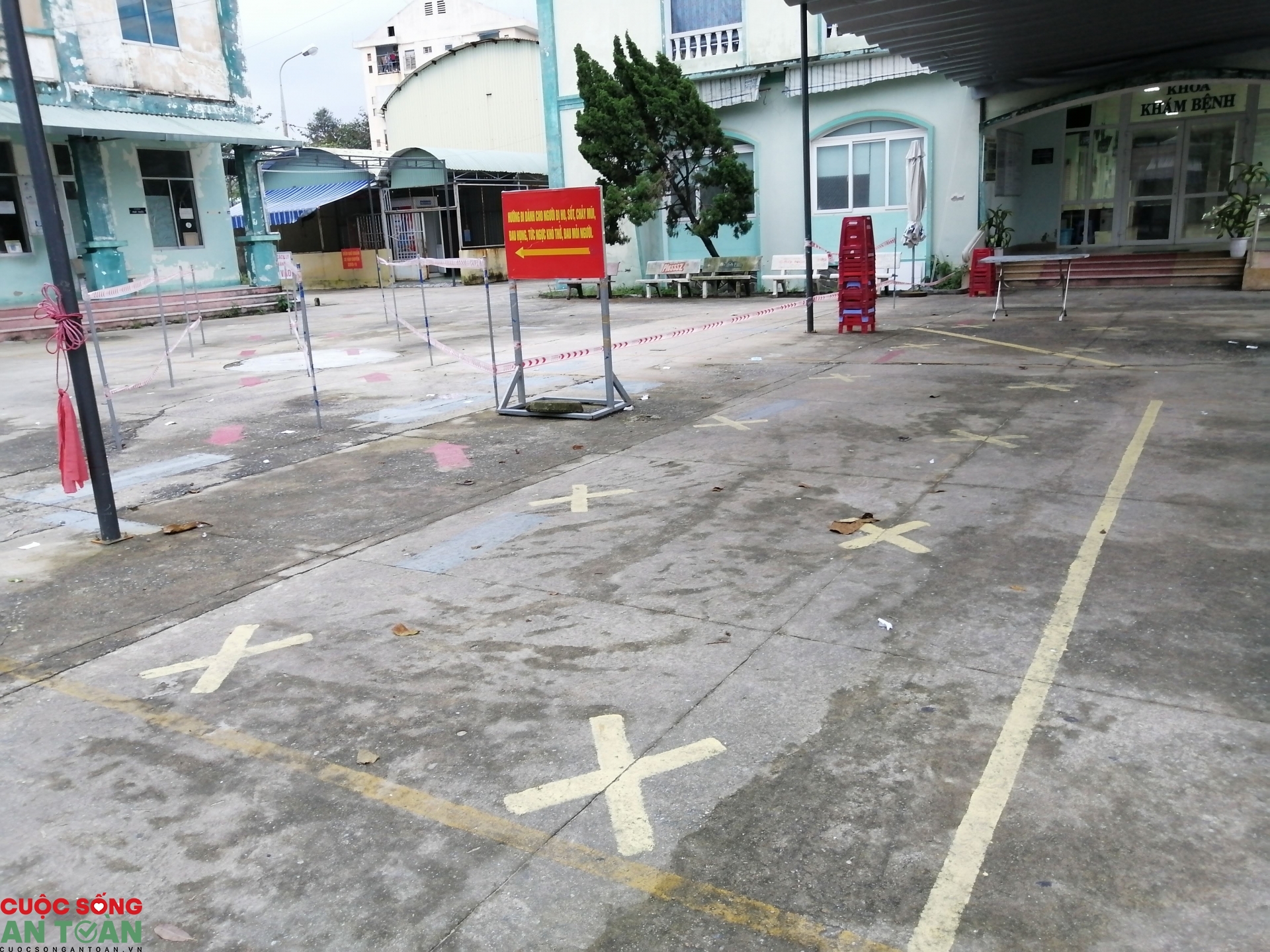 Nơi cách ly F1 của bệnh nhân 1347 tại Đà Nẵng