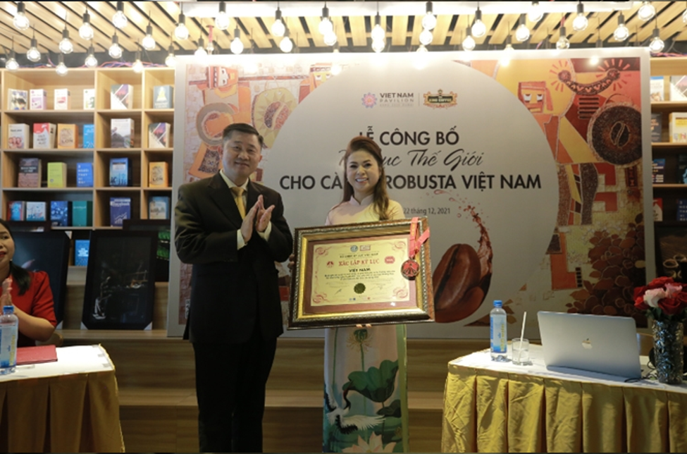 Cà phê Robusta Việt Nam được công nhận kỷ lục thế giới