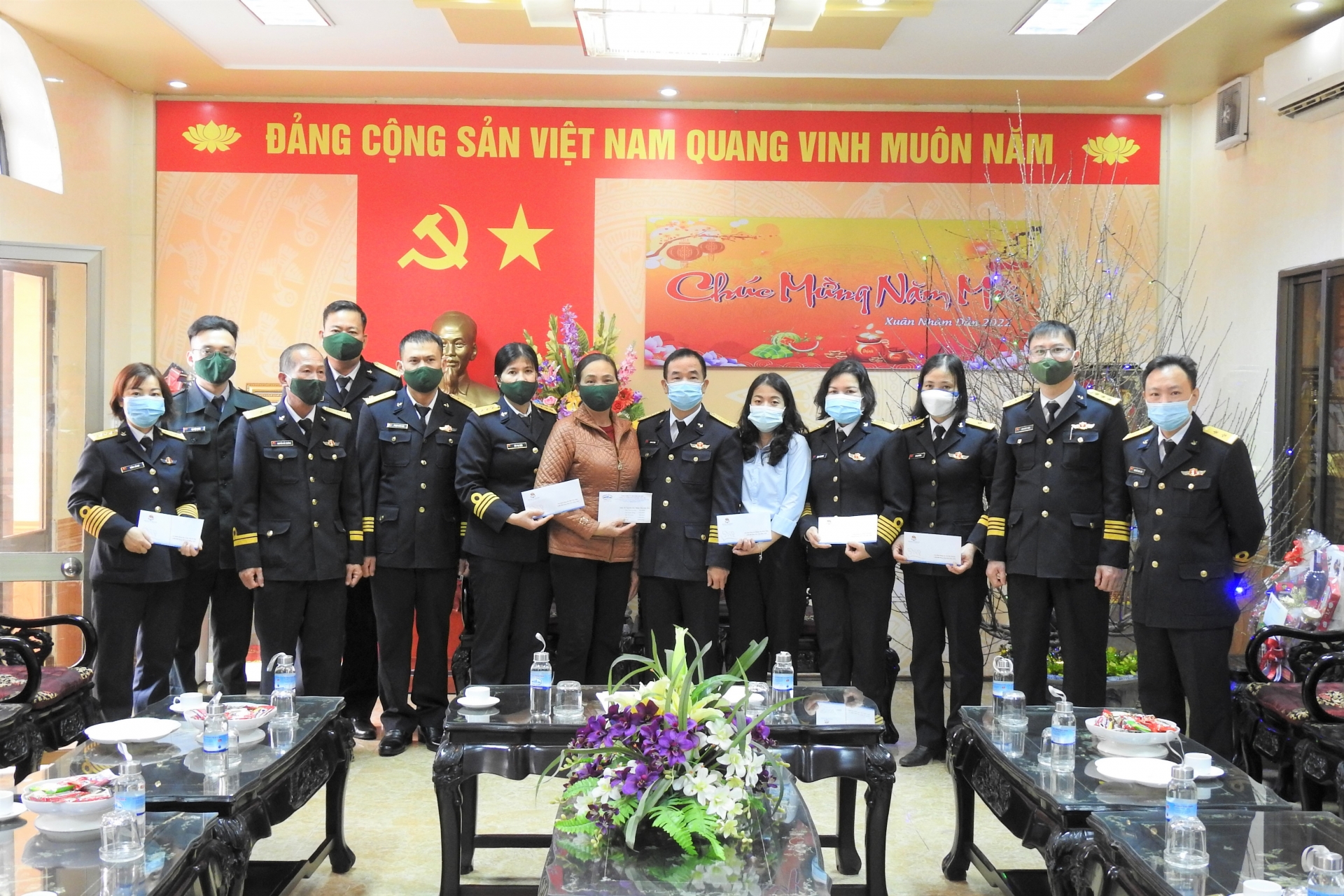 Hải đoàn 128 tổ chức nhiều hoạt động đón Tết Nguyên đán Nhâm Dần 2022