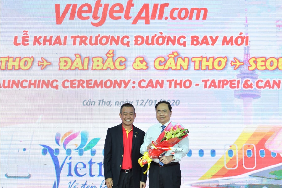 Vietjet khai trương hai đường bay mới kết nối Cần Thơ với Seoul, Đài Bắc vietjet khai truong hai duong bay moi ket noi can tho voi seoul dai bac