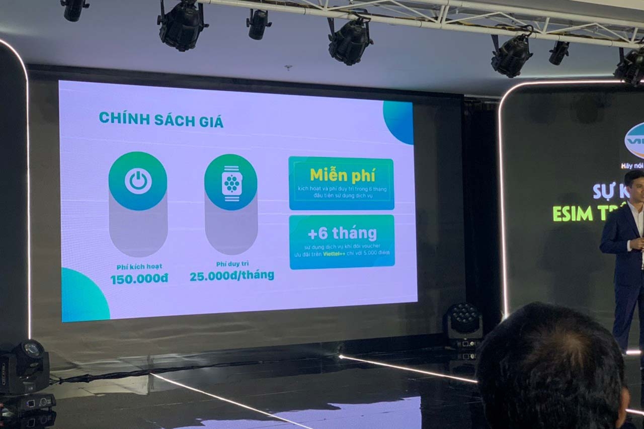 viettel ra mat esim tren apple watch chi voi 25000 dongthang