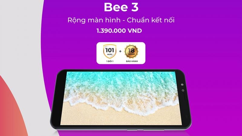 Vingroup ra mắt điện thoại Vsmart Bee 3 giá 1.39 triệu đồng dien thoai vsmart bee 3 cua tap doan vingroup ra mat thi truongco gia 139 trieu dong