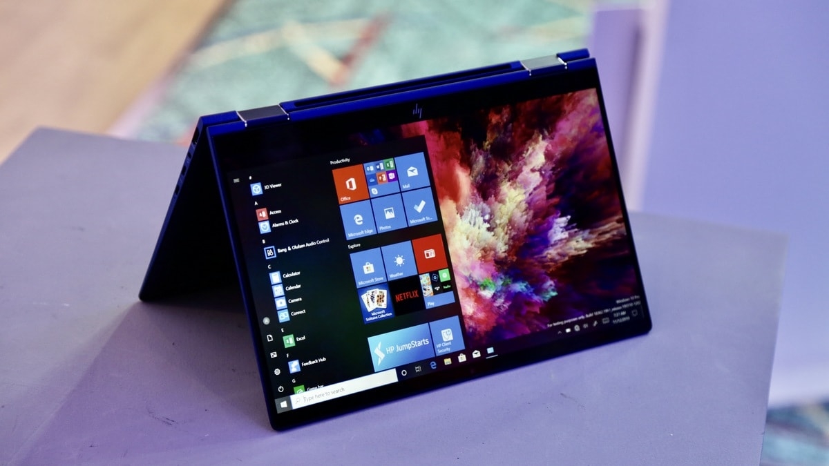 laptop hp elite dragonfly duoc trinh lang voi cac tinh nang sieu gon nhe va bao mat