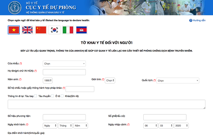 Bộ Y tế: Hướng dẫn các bước khai báo y tế toàn dân bo y te huong dan cac buoc khai bao y te toan dan