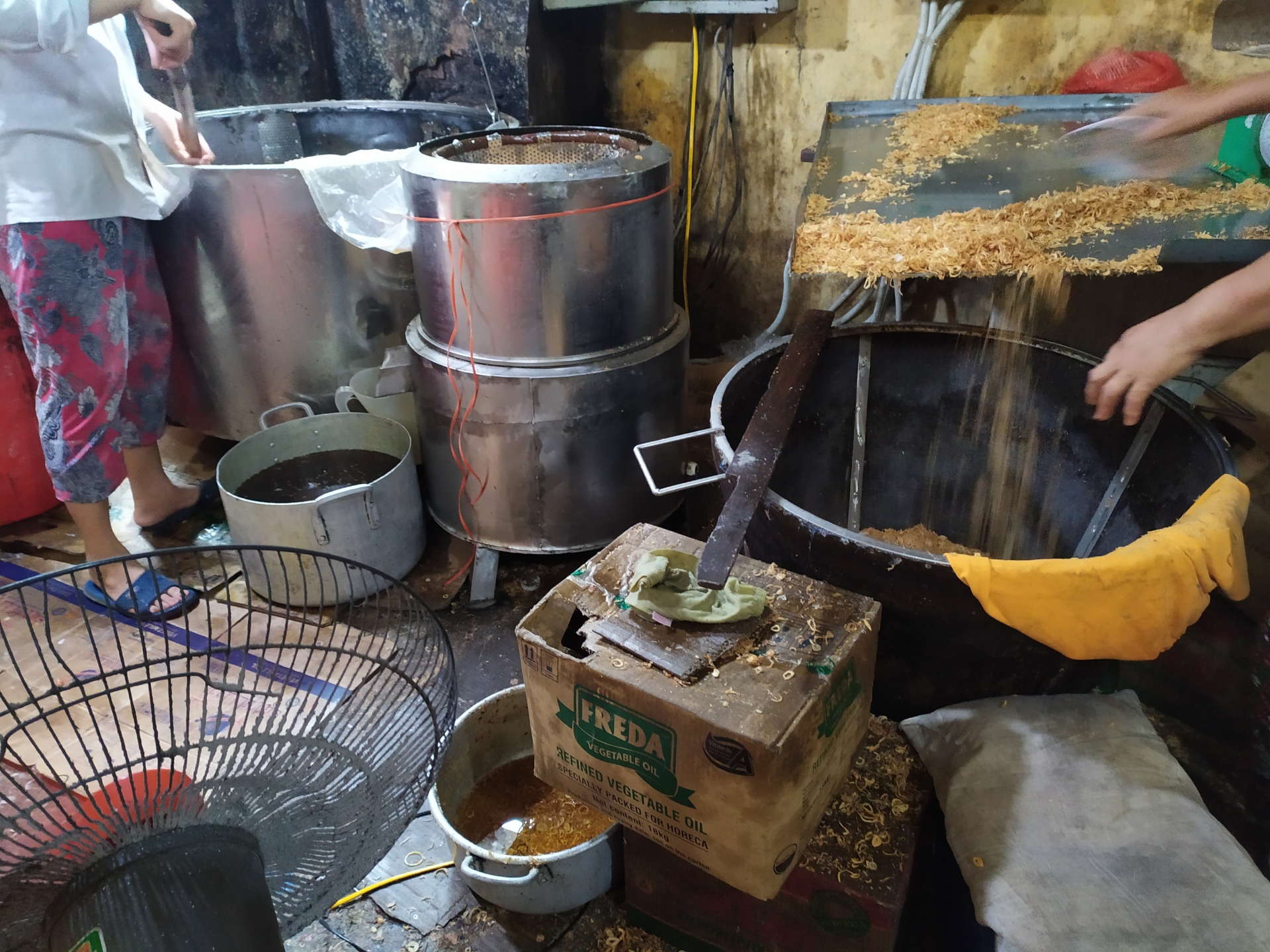 "Ám ảnh" công nghệ sản xuất hành phi bẩn ở Gia Lâm hai hung cong nghe san xuat hanh phi ban o gia lam