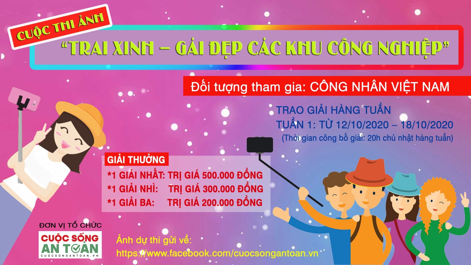 Cập nhật cuộc thi ảnh “Trai xinh - Gái đẹp các khu công nghiệp” ngày 15/10