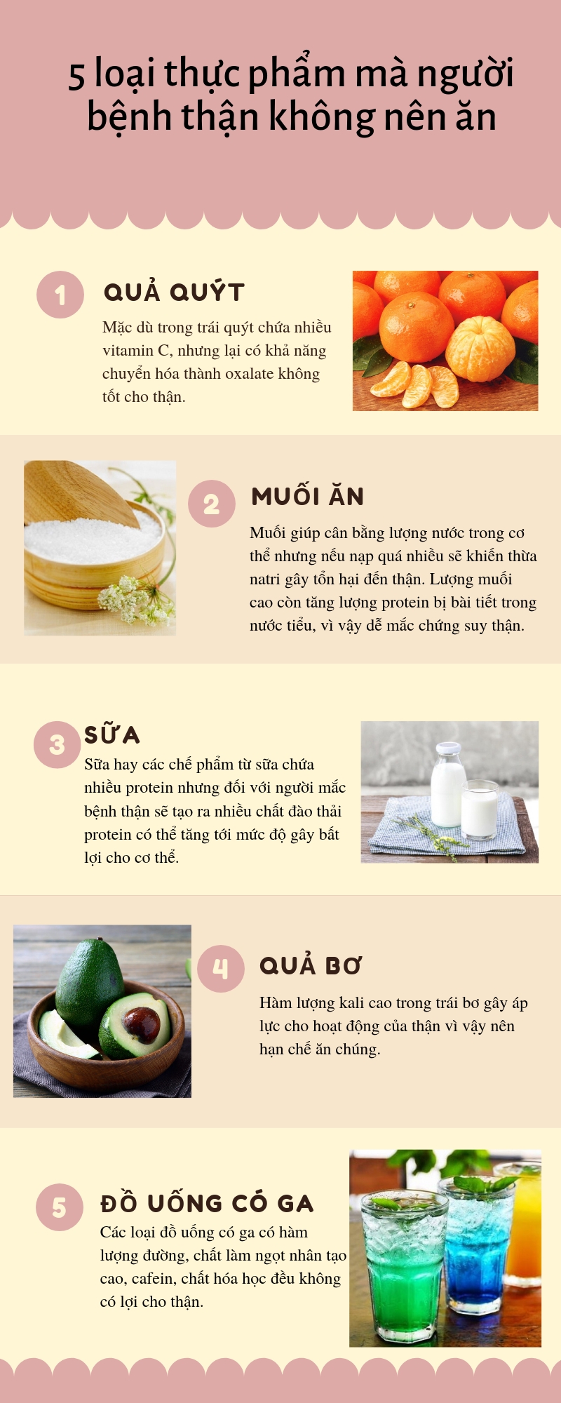 5 loai thuc pham ma nguoi benh than can phai tranh xa