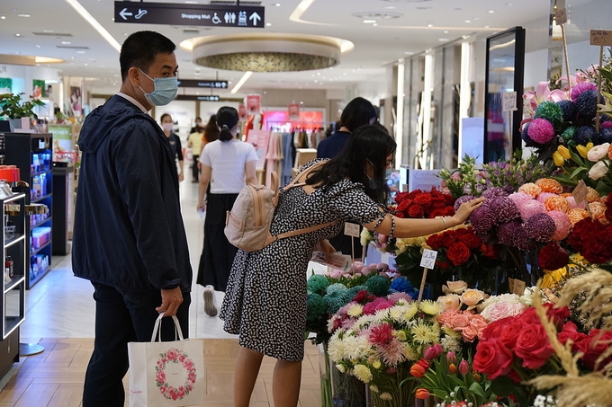 Tăng mạnh giá hoa ngày Quốc tế phụ nữ