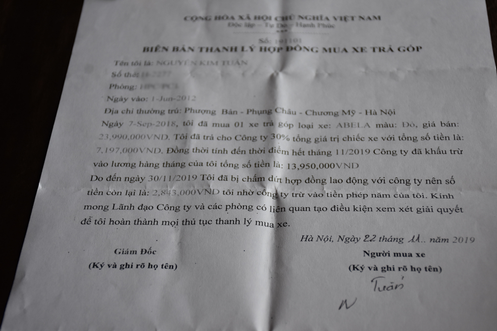 vu 149 cong nhan vmep dot nhien bi sa thai guong mat cua mot noi buon tuoi tre