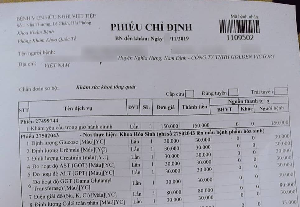 cong nhan ngo doc kiem tra suc khoe dot cuoi tai benh vien huu nghi viet tiep