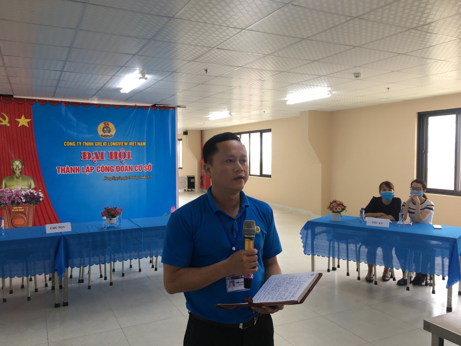 Thành lập Công đoàn cơ sở Công ty TNHH Great Longview Việt Nam