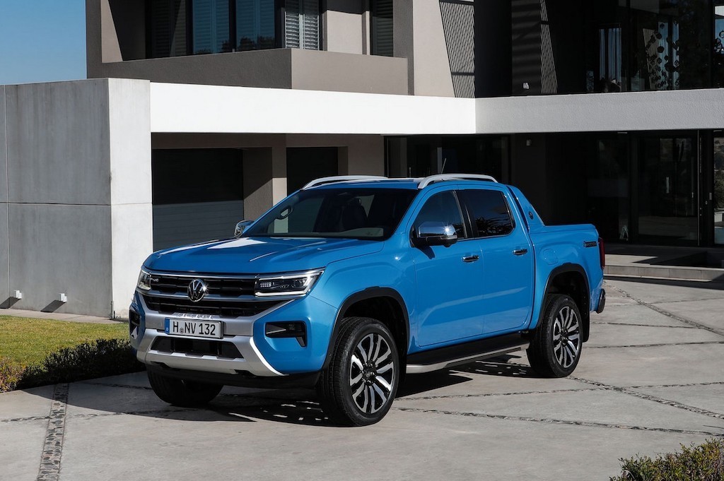 Volkswagen Amarok 2023 ra mắt, sử dụng chung khung gầm với Ford Ranger
