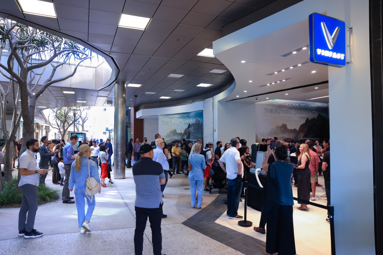 VinFast khai trương 6 trung tâm bán hàng tại Mỹ