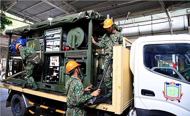 Hoàn thành tẩy độc nhà kho Rạng Đông hoan thanh tay doc nha kho rang dong