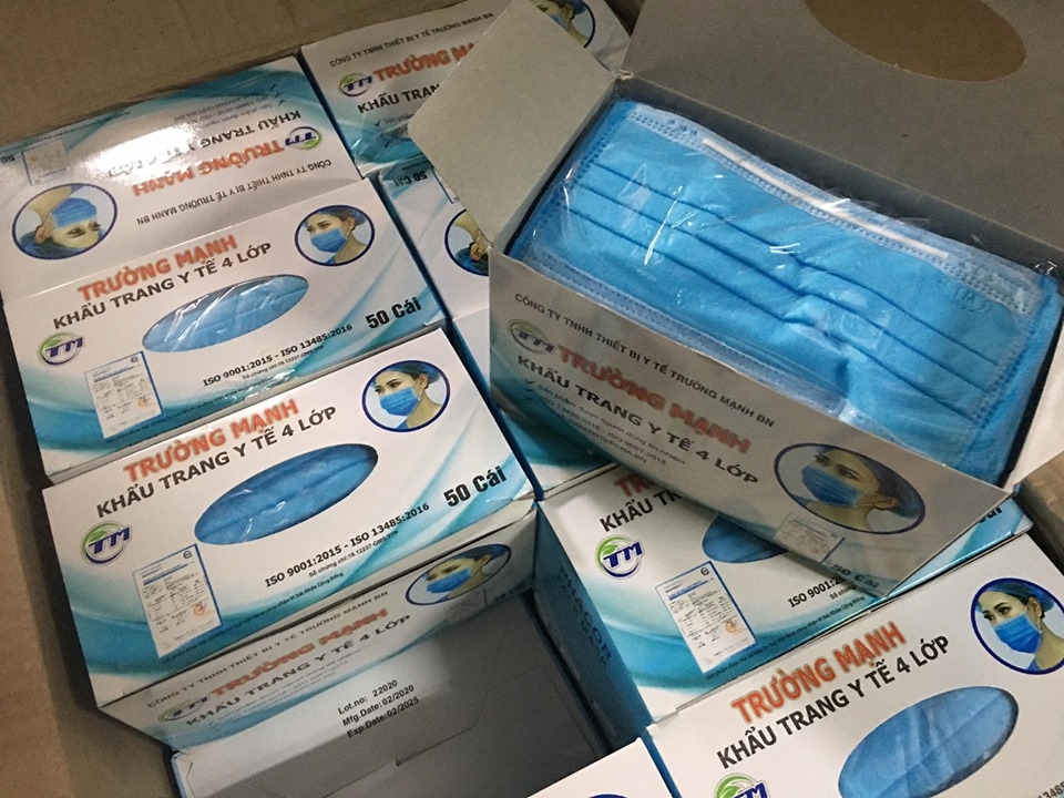 Hà Nội: Thu giữ nửa triệu chiếc khẩu trang không rõ nguồn gốc ha noi thu giu nua trieu chiec khau trang khong ro nguon goc