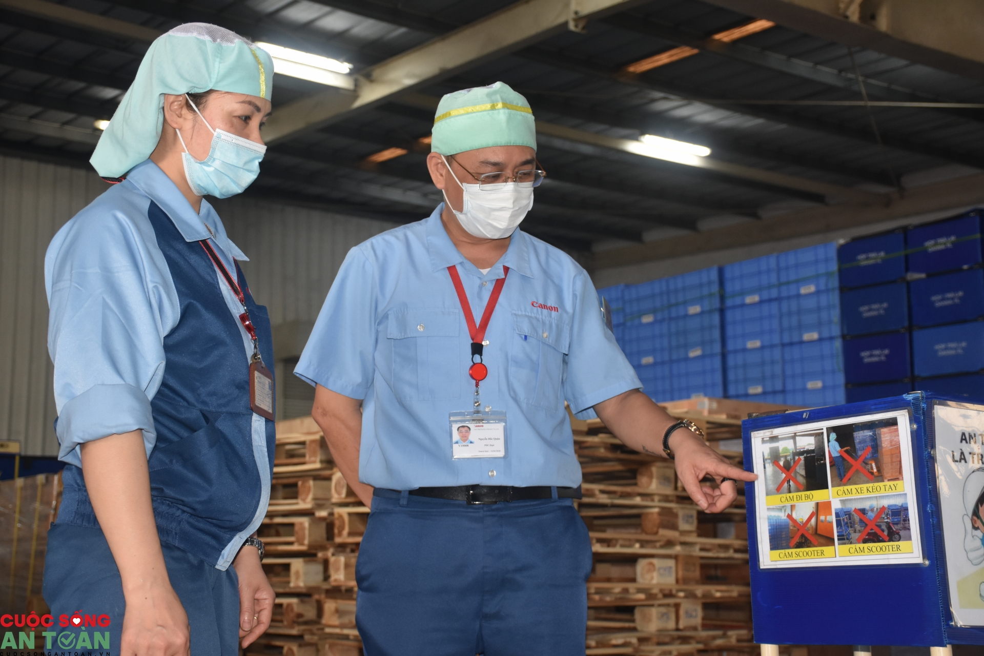 “Vì mục tiêu số vụ tai nạn lao động bằng 0” “Vì mục tiêu số vụ tai nạn lao động bằng 0”