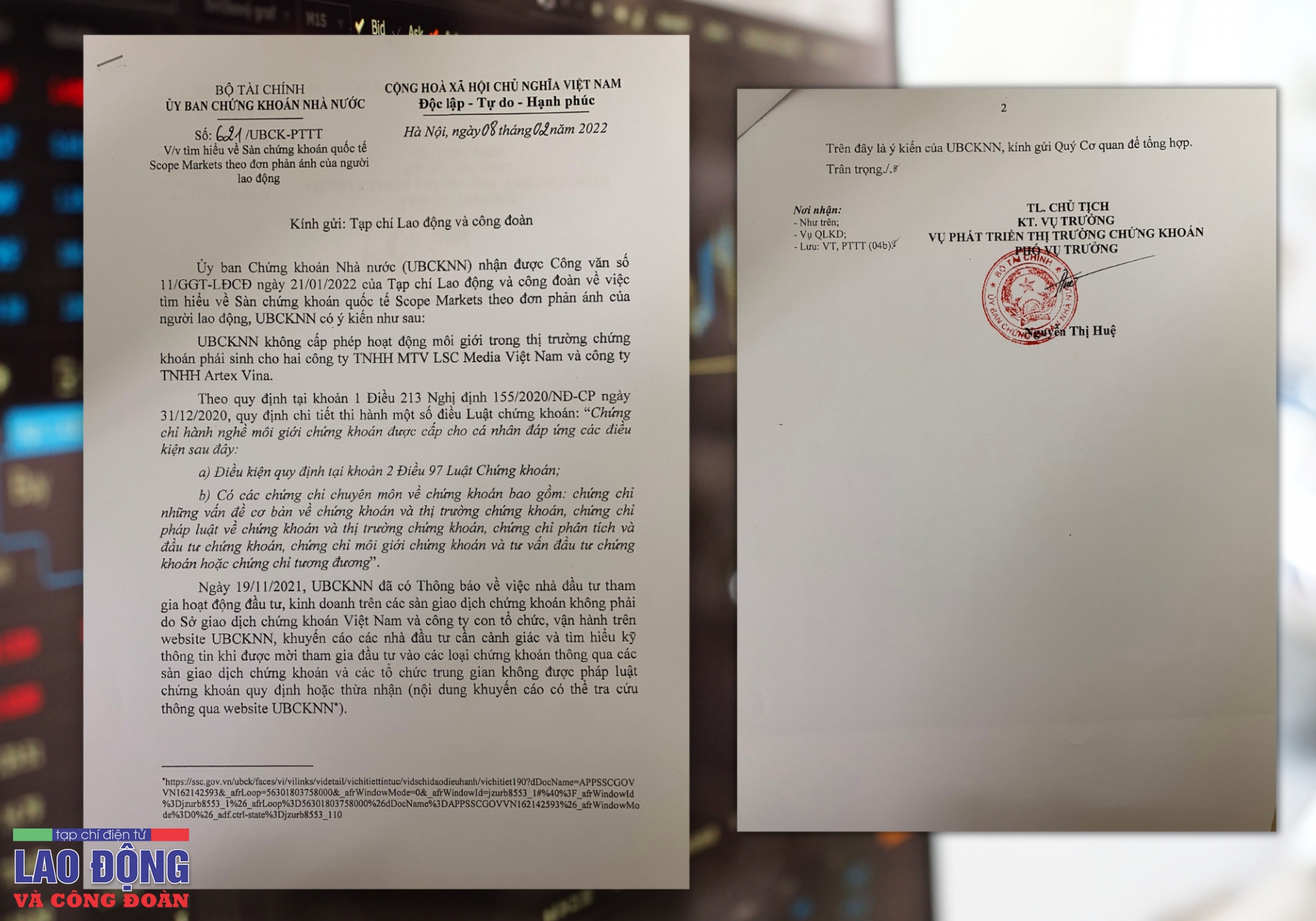 Vỡ mộng “sàn chứng khoán quốc tế”: Hoạt động môi giới dù không được cấp phép Vỡ mộng “sàn chứng khoán quốc tế”: Hoạt động môi giới dù không được cấp phép