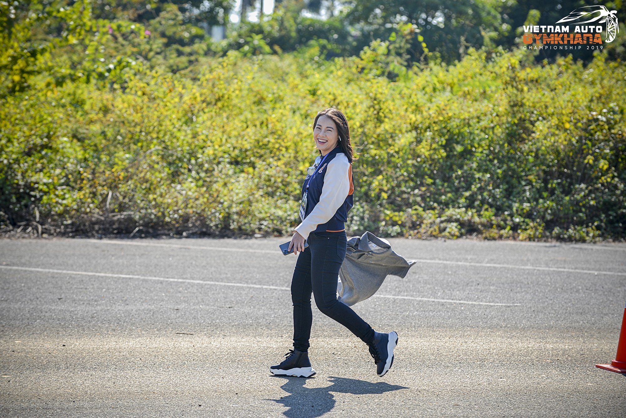 nhung bong hong tai vietnam auto gymkhana championship dep va doc