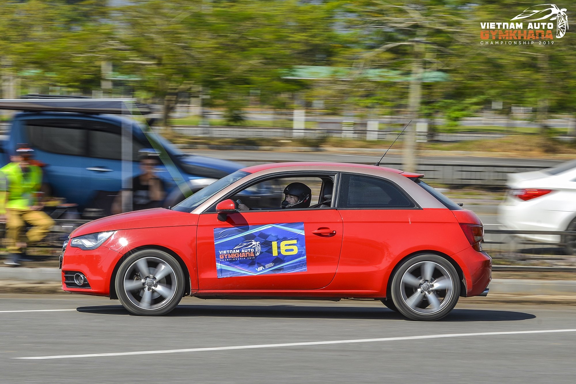 nhung bong hong tai vietnam auto gymkhana championship dep va doc