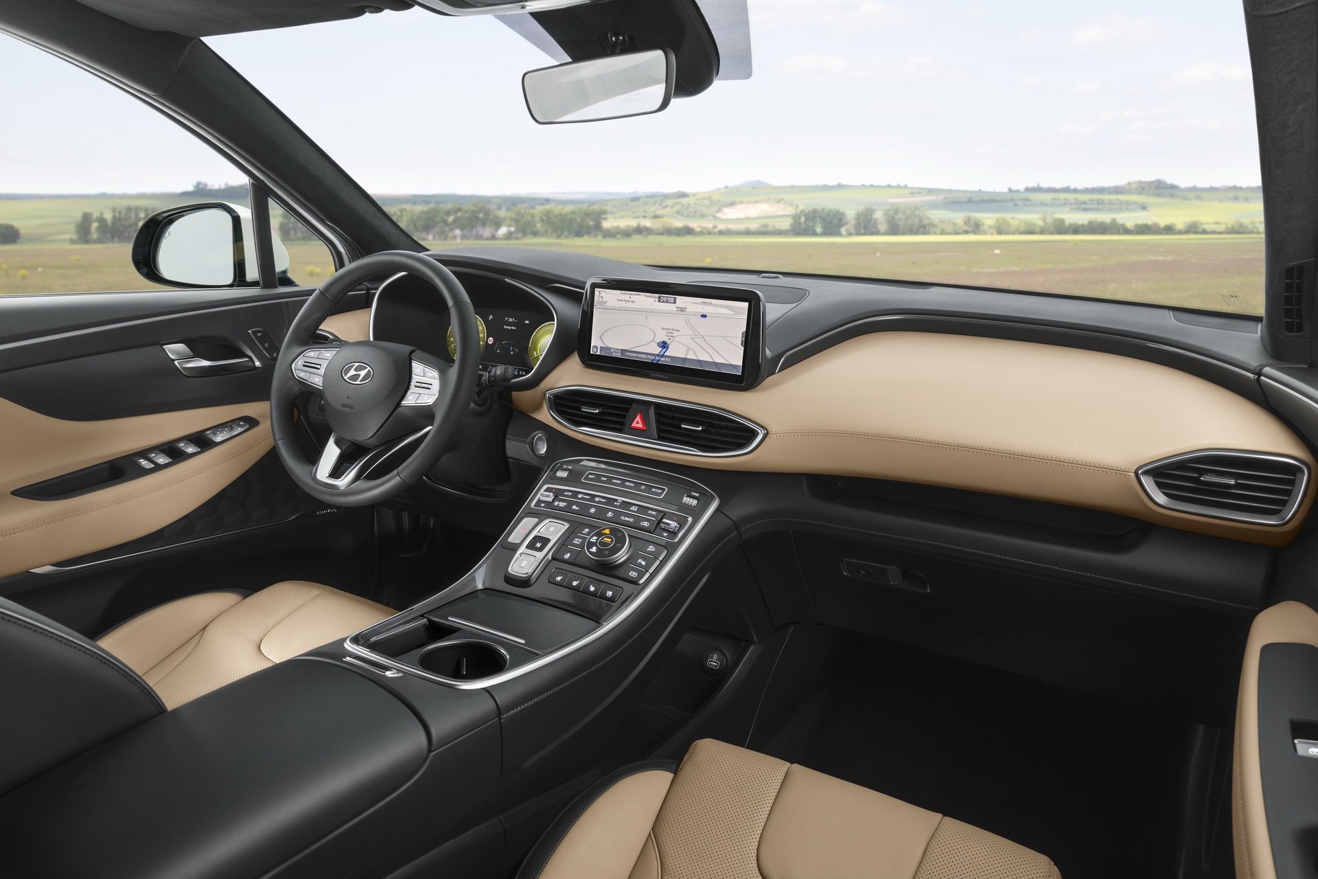 kham pha dien mao hyundai santafe moi