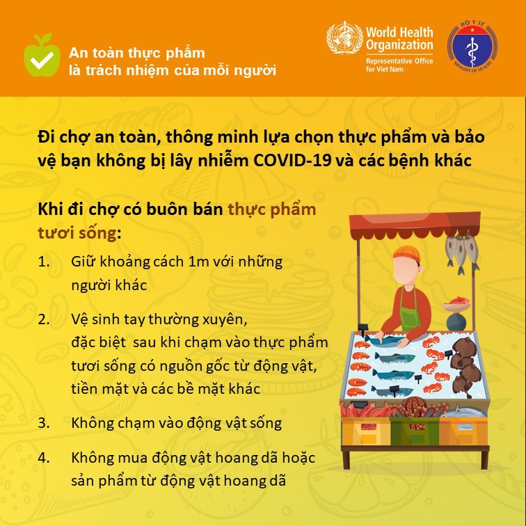 5 chia khoa quan trong de bao dam thuc pham an toan