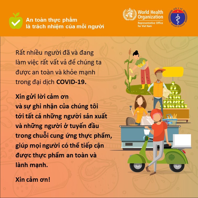 5 chia khoa quan trong de bao dam thuc pham an toan