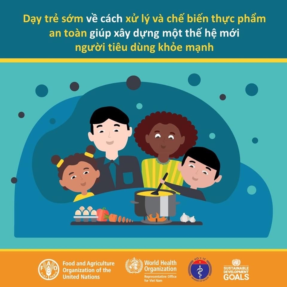 5 chia khoa quan trong de bao dam thuc pham an toan