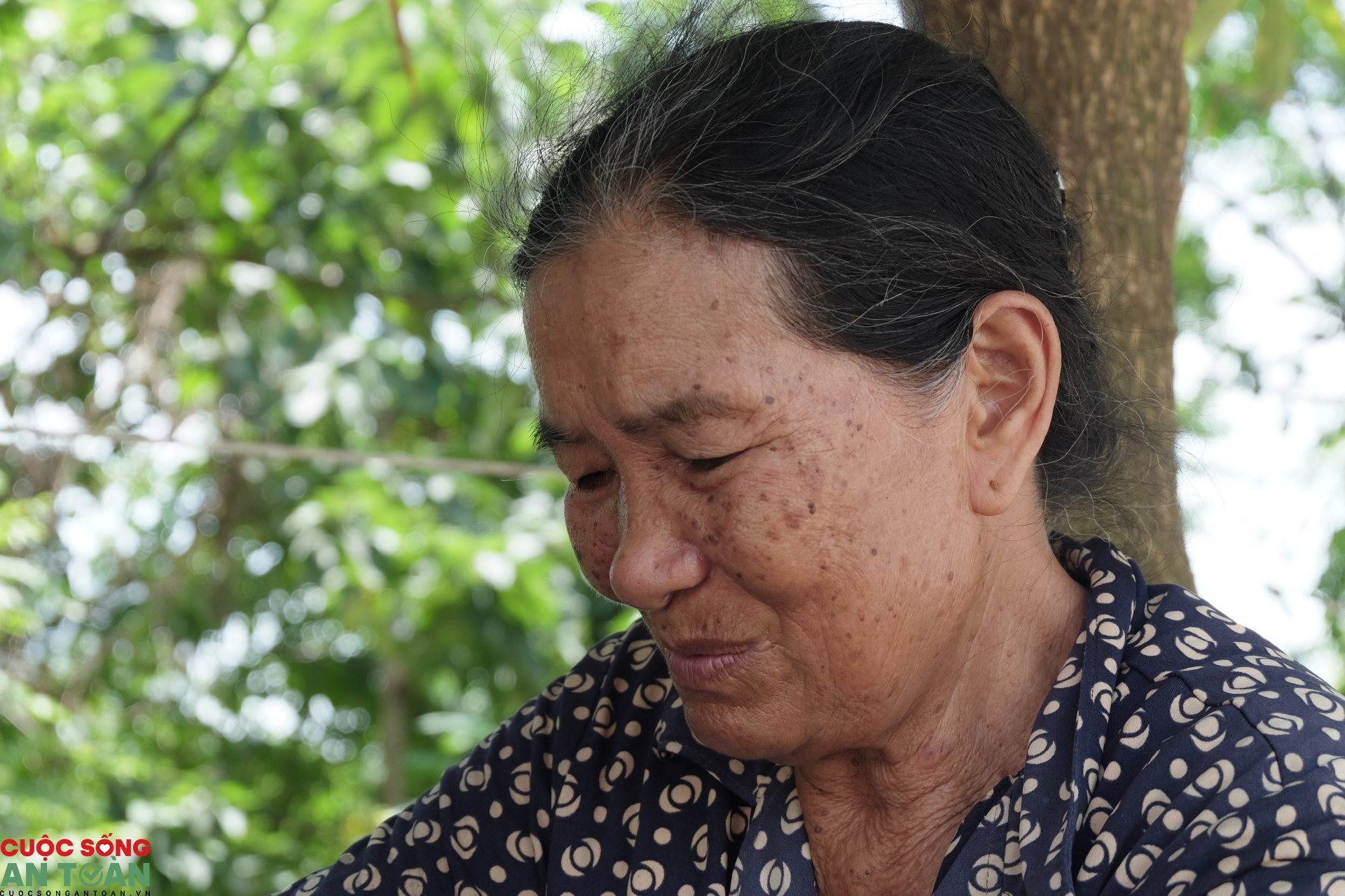 Xóm ngụ cư ven sông Hồng "oằn mình" trong nắng nóng xom ngu cu ven song hong oan minh trong nang nong