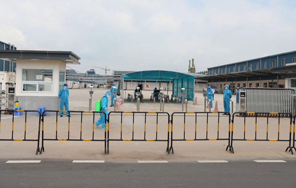 Đảm bảo an toàn cho công nhân ở Bắc Giang trở lại làm việc