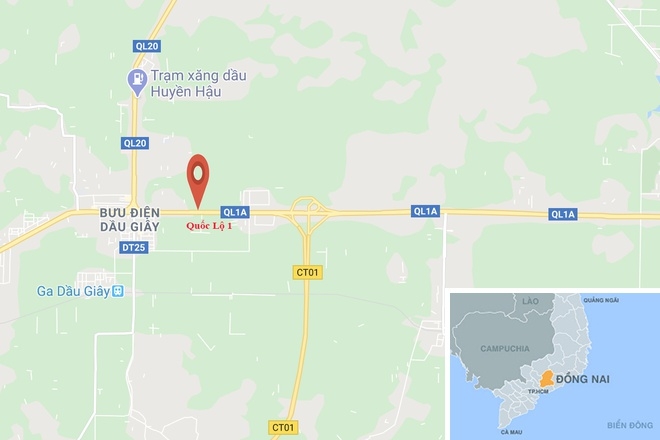 nu cong nhan tu vong thuong tam sau khi va cham voi xe khach