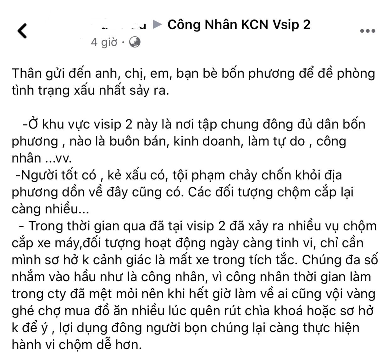 Nhức nhối nạn trộm cắp xe máy tại các xóm trọ công nhân