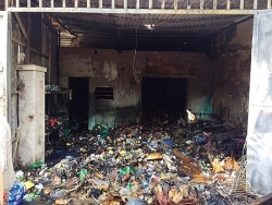 chay xuong san xuat giay nhieu tai san bi thieu rui