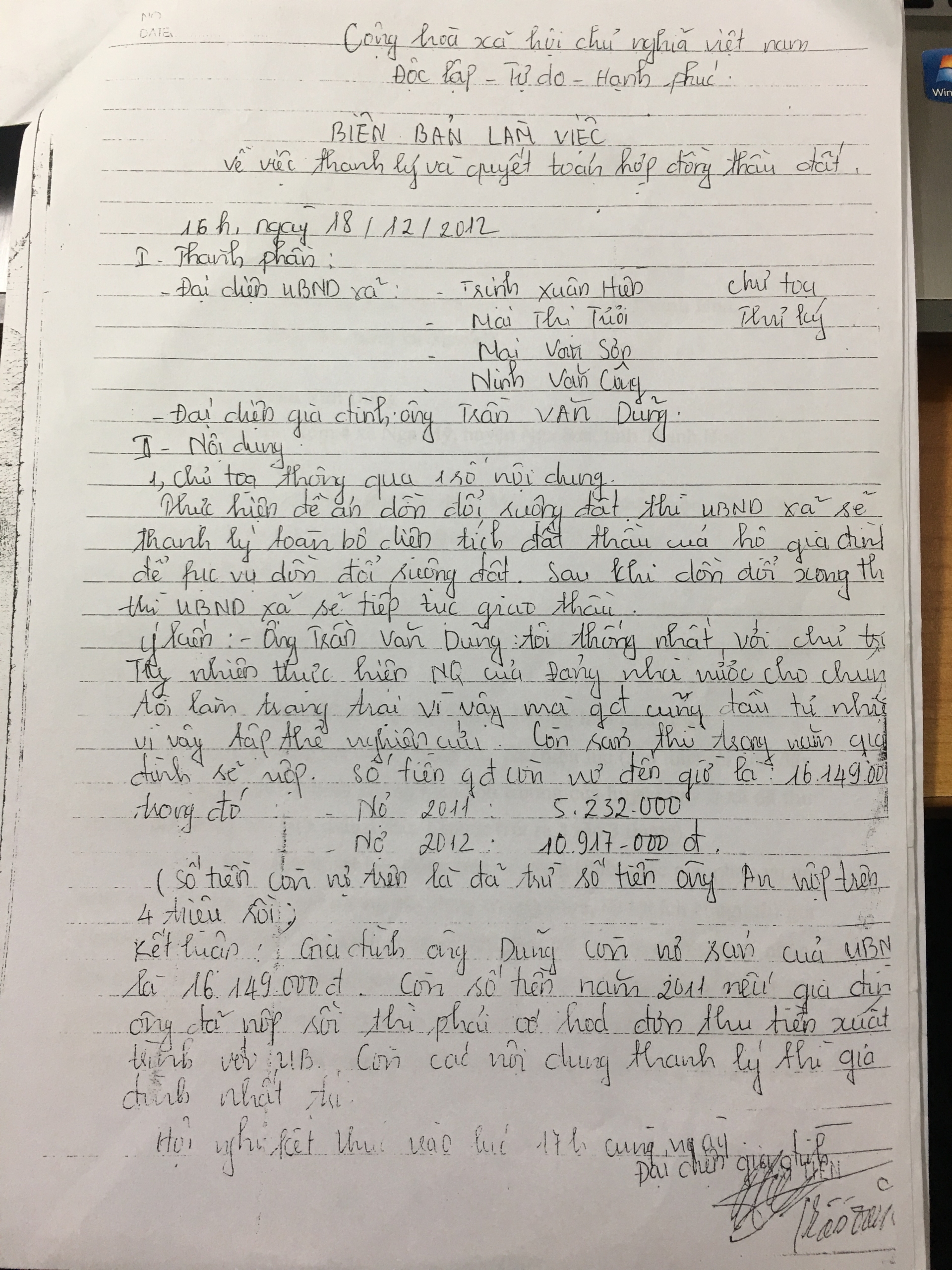 Người dân tố chính quyền xã tự ý lấy đất của mình cấp cho người khác nguoi dan to chinh quyen xa tu y lay dat cua minh cap cho nguoi khac