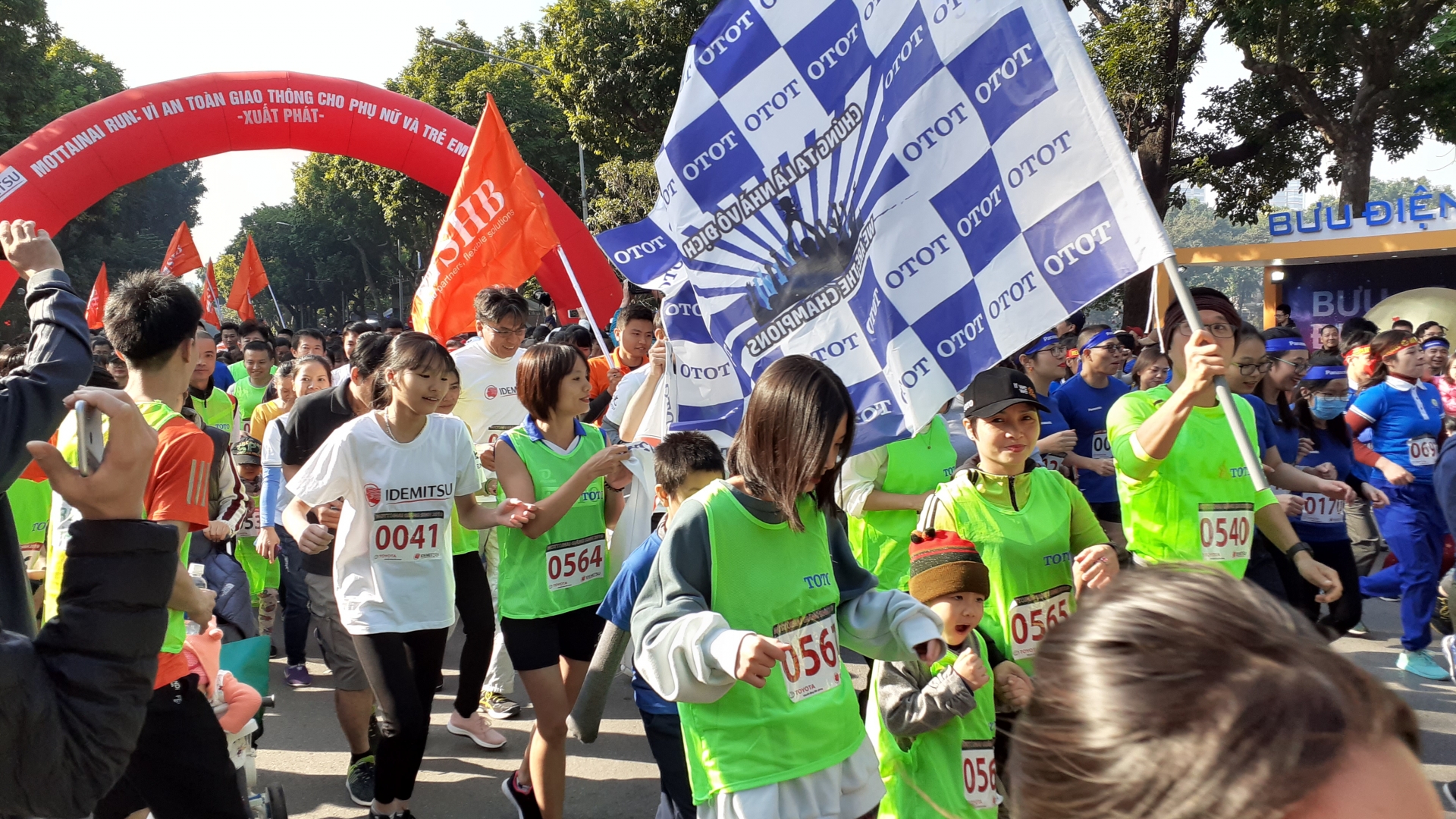 mottainai run lan thu 2 vi an toan giao thong cho phu nu va tre em