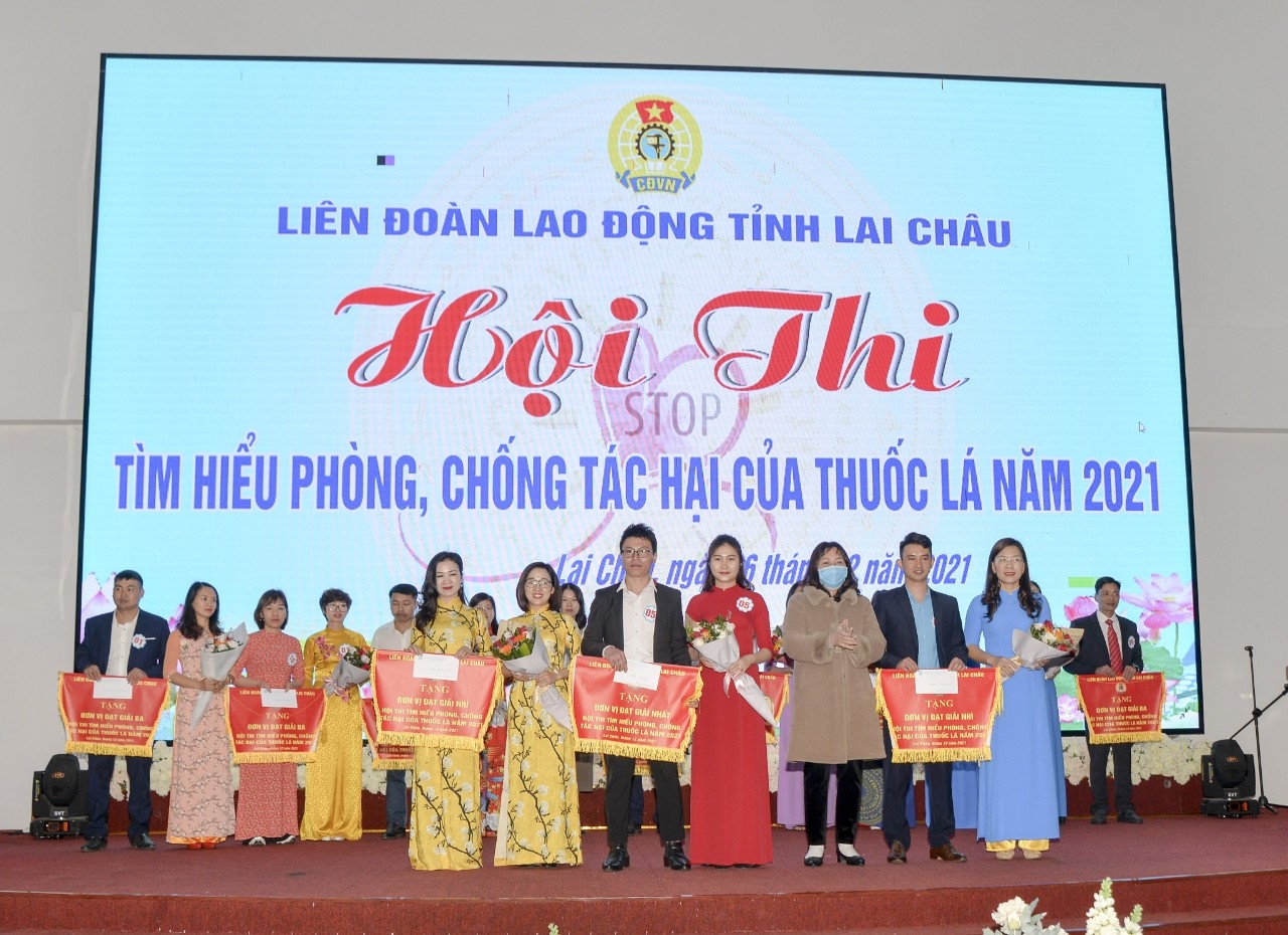 LĐLĐ tỉnh Lai Châu tổ chức Hội thi tìm hiểu phòng, chống tác hại thuốc lá LĐLĐ tỉnh Lai Châu tổ chức Hội thi tìm hiểu phòng, chống tác hại thuốc lá