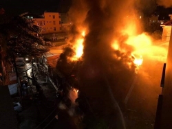 Công an đang điều tra vụ cháy lớn xảy ra tại TP. Vũng Tàu