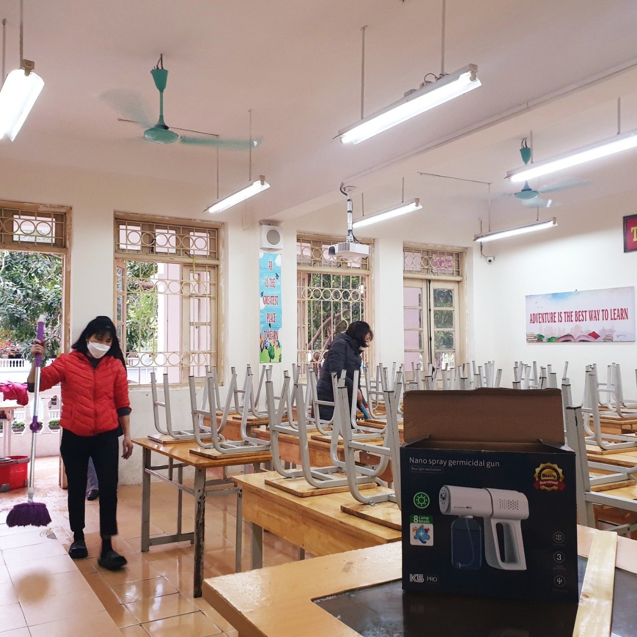 Tổ chức dạy, học trực tiếp: Làm gì để học đường an toàn Tổ chức dạy, học trực tiếp: Làm gì để học đường an toàn