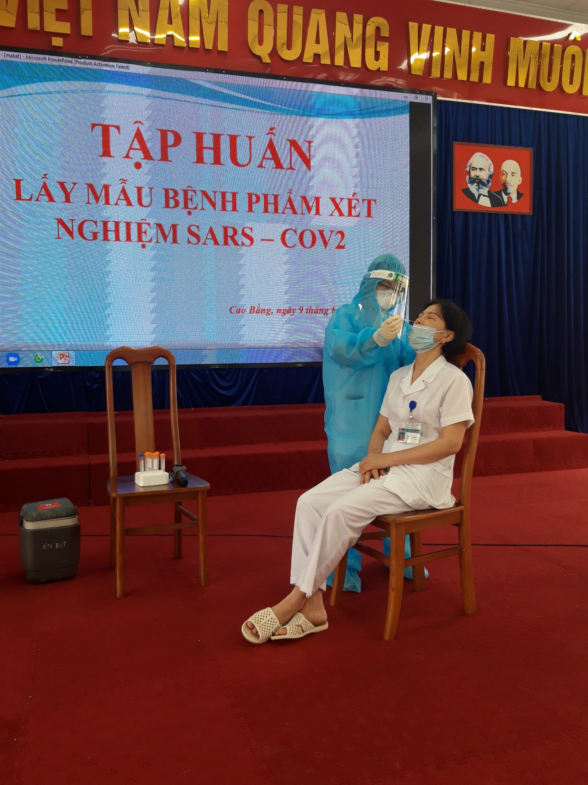 Nhiều biện pháp dự phòng để giảm thiểu rủi ro cho người lao động ngành Y tế