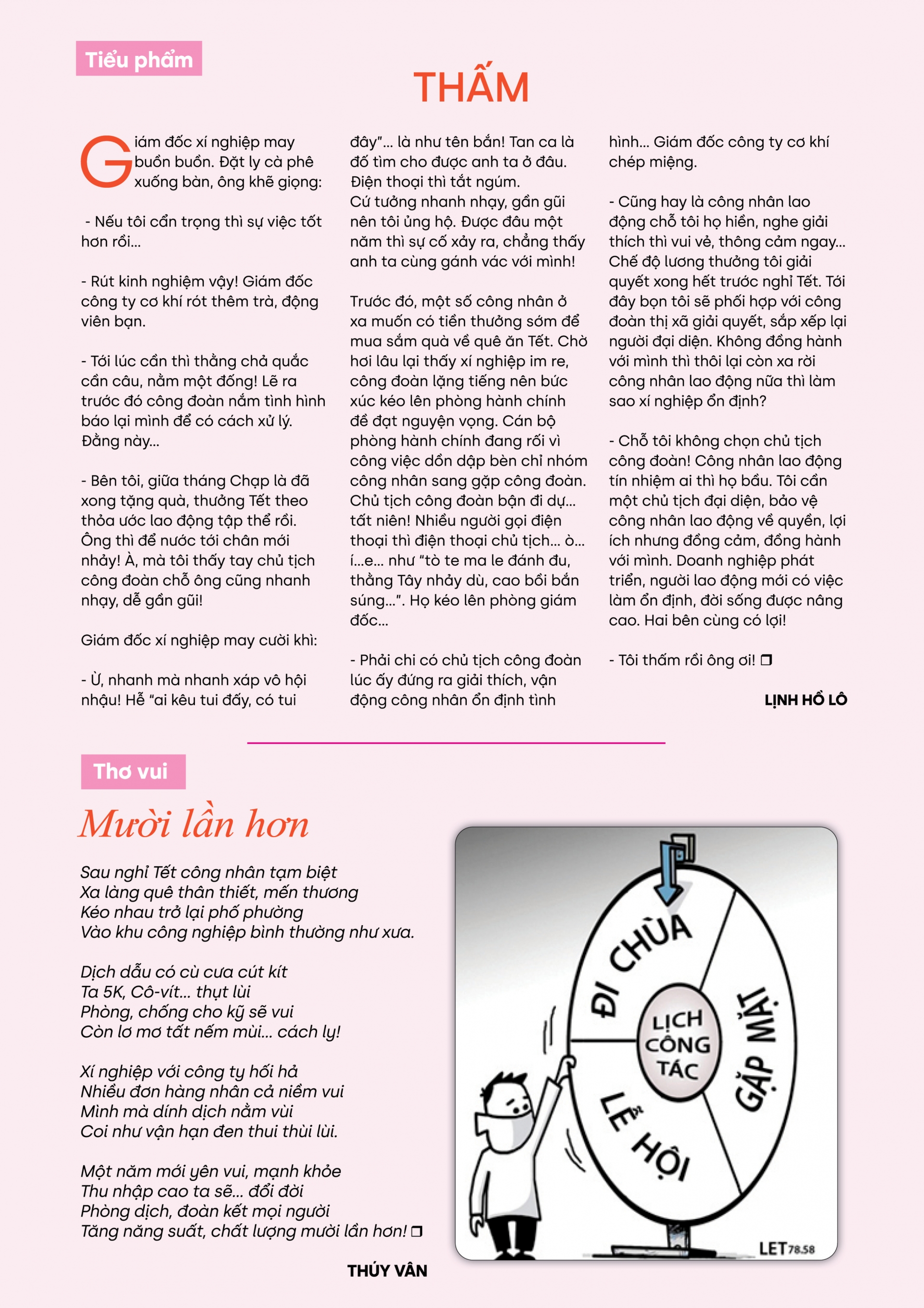 Câu lạc bộ Công đoàn số tháng 3, năm 2022