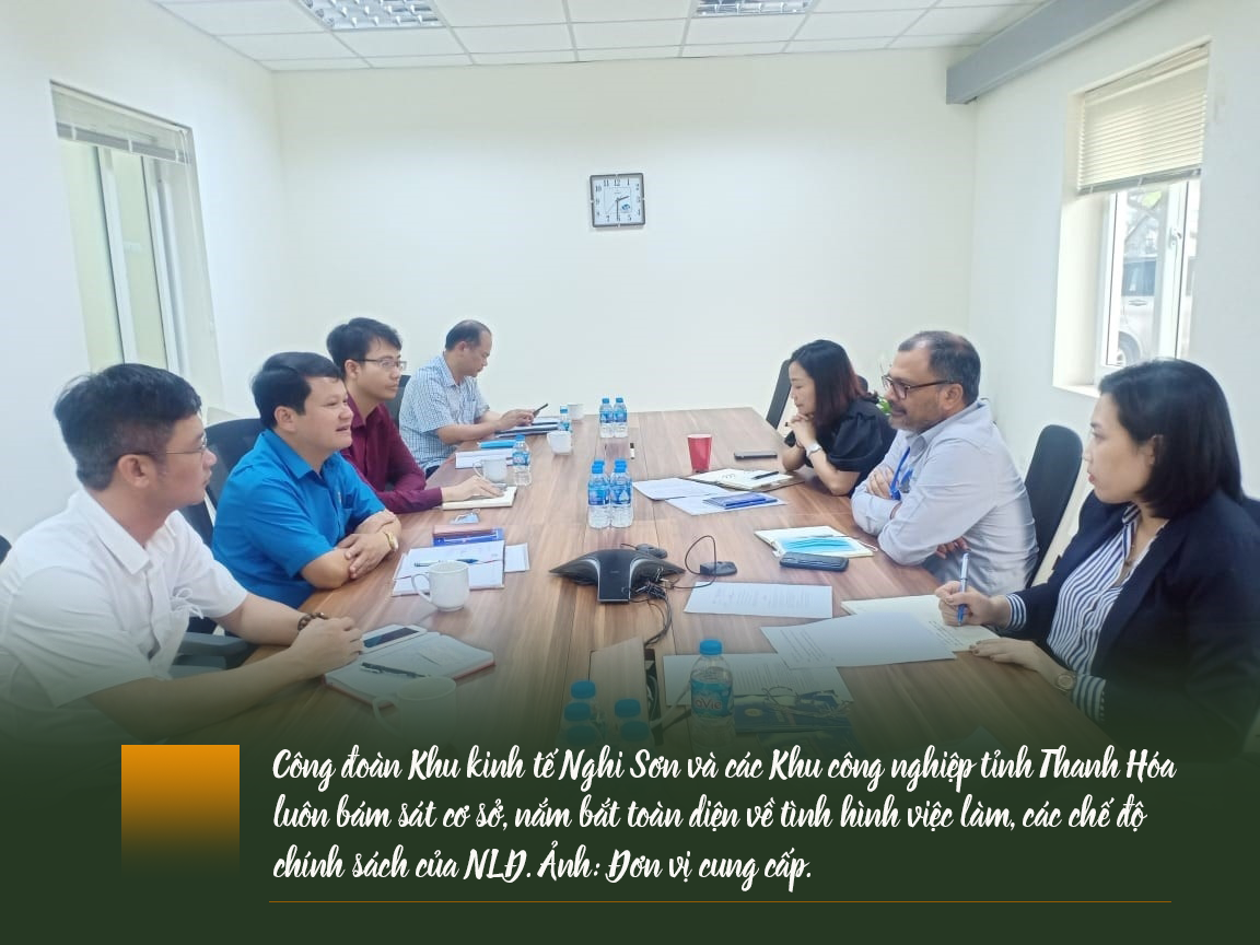 Công đoàn KKTNS&CKCN tỉnh Thanh Hóa góp phần ổn định quan hệ lao động Công đoàn KKTNS&CKCN tỉnh Thanh Hóa góp phần ổn định quan hệ lao động